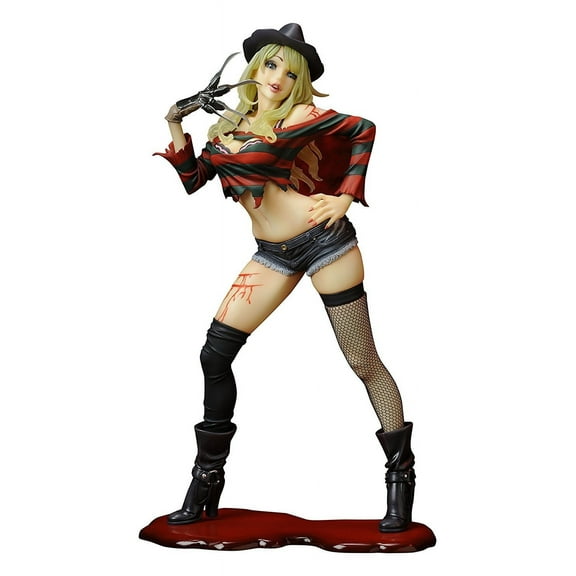 Vanlemn Freddy Vs Jason Statue Horror Bishoujo Freddy Krueger Jason Voorhees Doll PVC Action Figure Model Toys