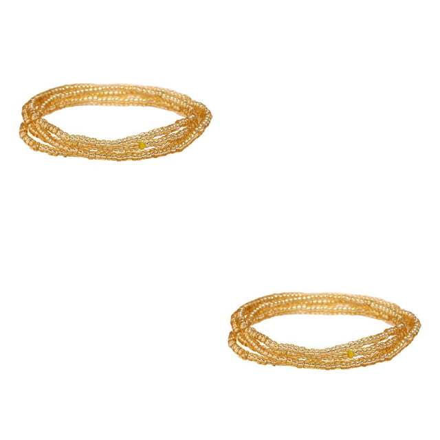 Qarigey Cuentas Cadena de cintura Vestido de niñas Adorno Ropa Cintura Decoraciones Verano Playa al aire libre Vestir Cadenas de vientre Tipo 8 tipo 8 2piezas Qarigey CBP362106