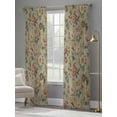 thumbnail image 4 of Vintage Spring Floral Sheer Curtains 84 Inch Length 2 Panels Set Window Treatments, Farmhouse Flowers Green Vintage Rod Pocket Semi Curtains for Living Room/Bedroom/Kitchen Décor, 104"W x 84"L, 4 of 7