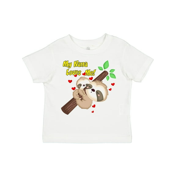 Inktastic My Nana Loves Me Boys or Girls Toddler T-Shirt