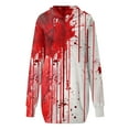 thumbnail image 4 of WFJCJPAF 2025 New Halloween Halloween Dresses for Girls,Women's Hooded Long Sleeve Halloween Print Dress LooseFashion Mini Dress,Halloween Dresses for Women - Multicolor XXL, 4 of 5