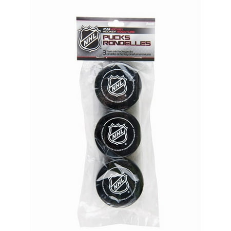 - Franklin Sports NHL Foam Mini Hockey Pucks, 3 Pack