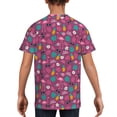thumbnail image 5 of Wukai Summer Flamingo Youth Unisex Short Sleeve T-Shirt for Boys, Girls, Teens, and Kids-Medium, 5 of 7