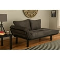 thumbnail image 2 of Kodiak Furniture Spacely Black Lounger Frame with Suede Navy Mattress-Color:Gray,Style:Black Frame, 2 of 2