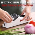 thumbnail image 1 of Electric Knife Sharpener, 2026 New Usb Sharpener with Replacement Grinding Tools Double Sharpener Quick Sharpening & Polishing Stable Non Base, 1 of 6