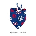 thumbnail image 3 of Patriotic 4th of July Dog Bandana, American Flag Dog Bandanas Triangle Bibs Scarf for Medium and Small Dogs, 3 of 6