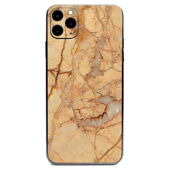 MightySkins APIPH11PRM-Amber Marble Skin Decal Wrap for Apple iPhone 11 Pro Max Sticker - Amber Marble