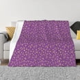 thumbnail image 3 of Throw Blanket for Couch, abstractly purple print Super Soft Fuzzy Comfy Warm Throw Blanket, Cuteness Lightweight Cozy Plush Flannel Blanket & Throws for Sofa and Bed All Season, 3 of 5