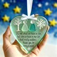 thumbnail image 4 of Snowflake-Shaped Sea Glass Friendship Decor,Heart Shaped Sea Glass Friendship Hanging Ornaments,New Timeless Friendship Heart Keepsake Sea Glass Art, Ornament for Christmas Tree Hanging Ornaments, 4 of 9