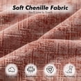 thumbnail image 5 of Homefun 61'' Oversized Chenille Chaise Lounge Chair,No Assembly Indoor Reading Sofa with 3 Pillows for Living Room Bedroom,Pink, 5 of 8