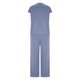 thumbnail image 2 of TaTaai Women Spring Summer Comfortable Solid Sports Set V-Neck Short Sleeve Top Long Pants with Pockets Ladies Daily Office Street Wear Non-See-Through Machine Washable Stylish Set Gift, 2 of 9