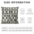 thumbnail image 5 of COMIO  Crystal Boho Pillow Cover, Black and White, 5 of 5