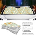 thumbnail image 3 of Yiaed Dog And Flower Print Car Windshield Sunshade Front Auto Car Front Window Sun Shade Foldable Sun Visor Shield Cover Auto Accessories for Sedan SUV Truck-Medium, 3 of 5