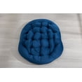 thumbnail image 2 of Indoor & Outdoor Comfy Rocker Chair with Thick Cushion, Oversized Metal Frame Rattan Egg Chair for Balcony Front Porch Garden Patio Backyard (Navy Blue), 2 of 6