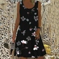 thumbnail image 2 of JINMGG 2024 Summer Womens Plus Size Dresses Clearance Women's Summer Fashion Printed Sleeveless Pullover Dress, 2 of 5