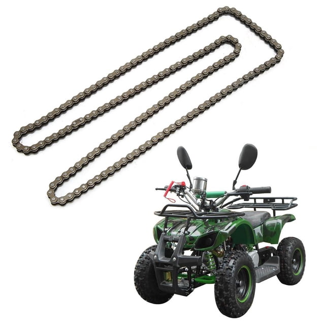 LAFGUR Bike Chain Fits For 47cc 49cc Pocket Bike Mini Quad ATV Scooter, 25H 158Links Stainless Steel Chain