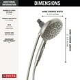 thumbnail image 4 of Delta 6-Setting SureDock Magnetic Handshower in Spotshield Brushed Nickel 75611SN, 4 of 9