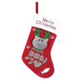 thumbnail image 4 of Medias navideñas decoradas con bonitos dibujos de gatitos y cachorros, calcetines navideños, bolsas de regalo, colgantes de Navidad, 37x23cm, 4 of 4