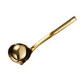 thumbnail image 3 of Cuchara de cocina para sopa, acero inoxidable, filtro de aceite, cuchara, mango largo, olla caliente, cuchara desnatadora, dorado Kearding HA003788-02, 3 of 7