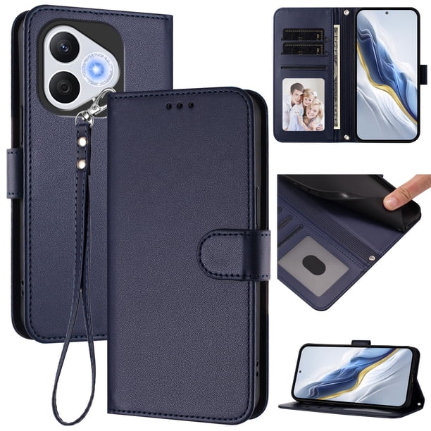 Funda Cartera GANGXUN para Honor 400 Lite – Cierre Magnético, Protección RFID, Correa Desmontable, Compatible con Carga Inalámbrica