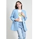 thumbnail image 5 of Blazer manga 3/4 Roman Fashion /Juvenil, 12255 (Azul cielo) azul cielo M, 5 of 5