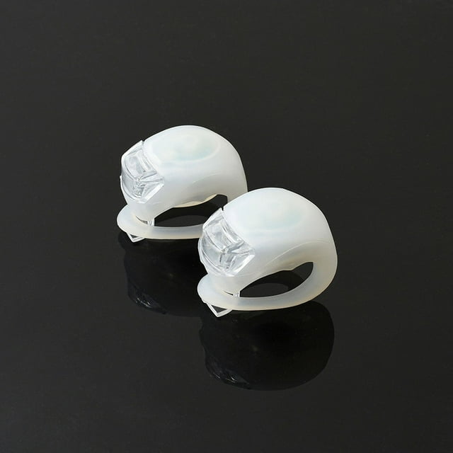 Luz trasera de bicicleta, luz intermitente tipo rana, luz de advertencia LED de silicona para scooter, luz trasera de seguridad para bicicleta de montaña