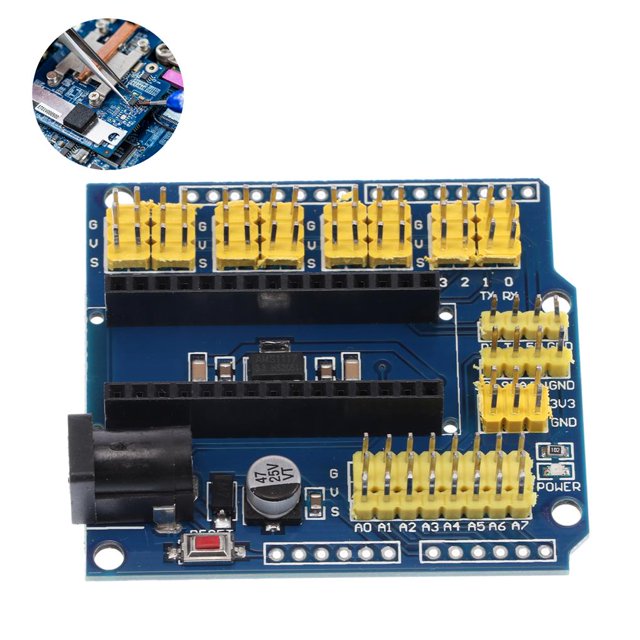 Módulo De Expansión Para Nano/Uno Módulo De Protección Del Sensor De Expansión Para Arduino Nano 3 I/O Serendint TO001740-00