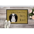 thumbnail image 2 of Carolines Treasures BB1478JMAT Japanese Chin Spoiled Dog Lives Here Indoor & Outdoor Mat- 24 x 36 in., 2 of 4