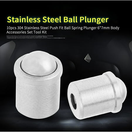 

Ball Plunger Spring Ball Plunger Accurate Corrosion Resistance For Mechanical Devices Pneumatic Tools Automatic Machines For Mechanical Industry Fasteners