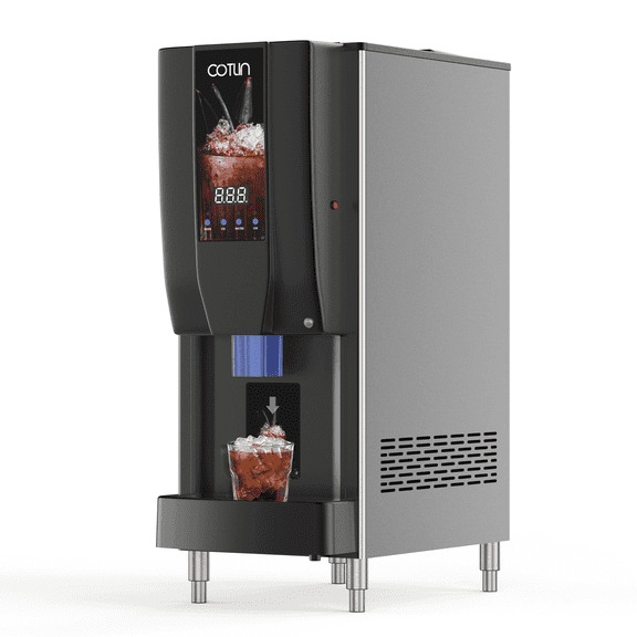 OUTBID Nugget Ice Maker Countertop, 250Lbs per Day Commercial Nugget Ice Machine, 4-5 Minute Ice, 3-in-1 Ice/Water/Mix Mode, Self-Cleaning Auto Drain, Stainless Steel for Bar Restaurant Home Kitchen