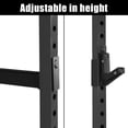 thumbnail image 3 of Multi-Function Power Cage Squat Rack with Adjustable Safety Bars, Pull Up Bar for Home Fitness Weight Training, 3 of 6