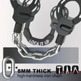 thumbnail image 2 of Scooter Lock, 8mm Chain Locks Security Anti-Theft Bike Lock with 3 Keys and Waterproof Scooters Bag Electric Scooter Accessories for E-Bike/Motorcycle/Bicycle/Electric Scooters, 2 of 5