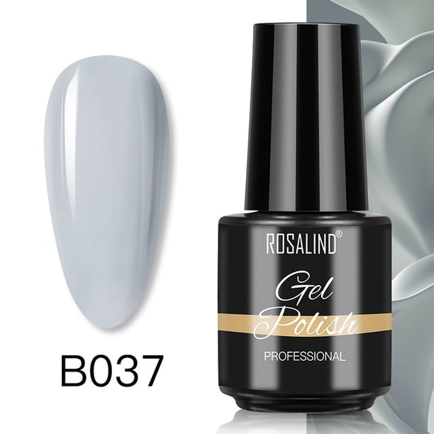 Gel de uñas transparente para esculpir uñas para decoración de uñas ROSALIND 7 ml Esmalte en gel brillante para diseño de uñas con lámpara LED/UV