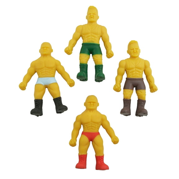 Fun Express 6" Stretchy Sand-Filled Wrestler Character Toys - 12 Pc.