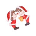 thumbnail image 1 of Mini Christmas Couple Figure Ornament Bonsai Statue DIY Wedding for Desktop Anniversary, 1 of 8