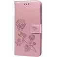 thumbnail image 2 of Wallet Holster Case for Xiaomi Poco X4 Pro 5G,Rose Flower Pattern Shockproof PU Leather Case with Magnetic Clasp and Card Slots Holder Cover for Xiaomi Poco X4 Pro 5G MG Pink, 2 of 18