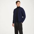 thumbnail image 2 of Mens Irish V Neck Sweater Cardigan Made By Aran Woollen Mills, 2 of 5