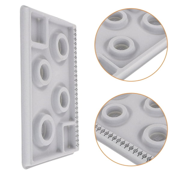 Hemoton Bead Board Bracelet Bracelet Design Board Flocked Beading Jewelry Organizer Tray Design Jewelry Craft Making Tool For Bracelet Beading