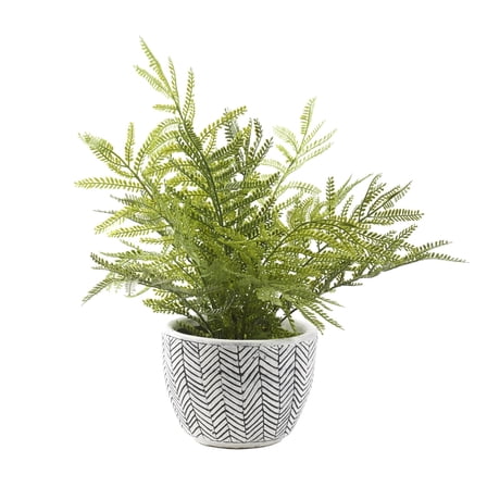 D&W Silks Pink Real Touch Orchids in Ceramic Pot