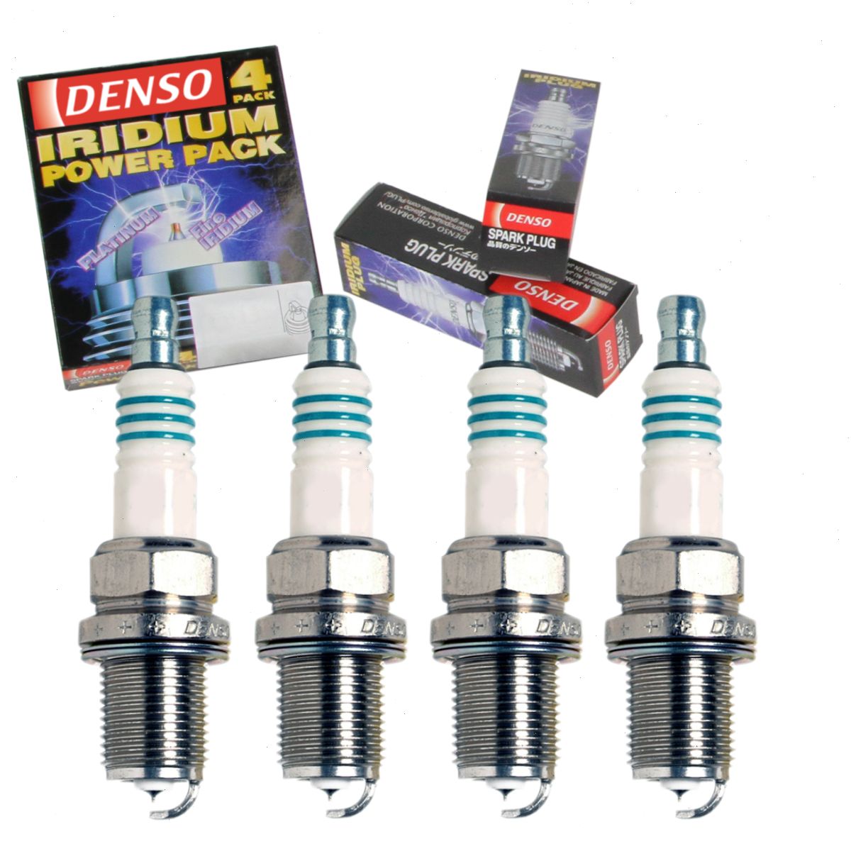 DENSO Iridium Power Zündkerzen #5353 – 4 Stück, IXUH22, Neuware