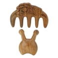 thumbnail image 1 of Scalp Massage Comb, Y Shape Nose Scraper Sandalwood Lightweight Multifunctional Compact Size  For Stress And Fatigue Relief, 1 of 8