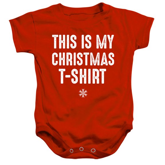 This is My Christmas T-Shirt Unisex Infant Snap Suit for Baby