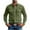 Army Green, variant on Feancey Big and Tall Button Down Shirts for Men Long Sleeve Cargo Work Shirt Ristop Cotton Hiking Shirts Outdoor Travel Camping Tops with Flap Pockets Black M