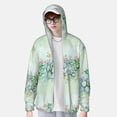 thumbnail image 2 of Kdxio Succulent Print Women Men Sun Protection UPF 50+ Jackets Zip Up Long Sleeve Hoodie Hiking Lightweight with Pockets, 2 of 7