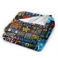 thumbnail image 2 of KLL Fleece Blanket Plush Throw Blanket Happy Father Day ,Soft Fuzzy Cozy Flannel Blanket for Couch Sofa Bed.(60"x50" ), 2 of 7