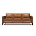thumbnail image 3 of GTR Leather Metropole 100% Top Grain Pull Up  Mid-century Sofa, 3 of 5