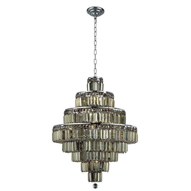 Elegant Lighting Maxime 26" 22 Light Royal Crystal Chandelier