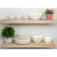 thumbnail image 3 of 10 Strawberry Street Nova White Round 62-Piece Dinnerware Set, Service for 6, 3 of 11