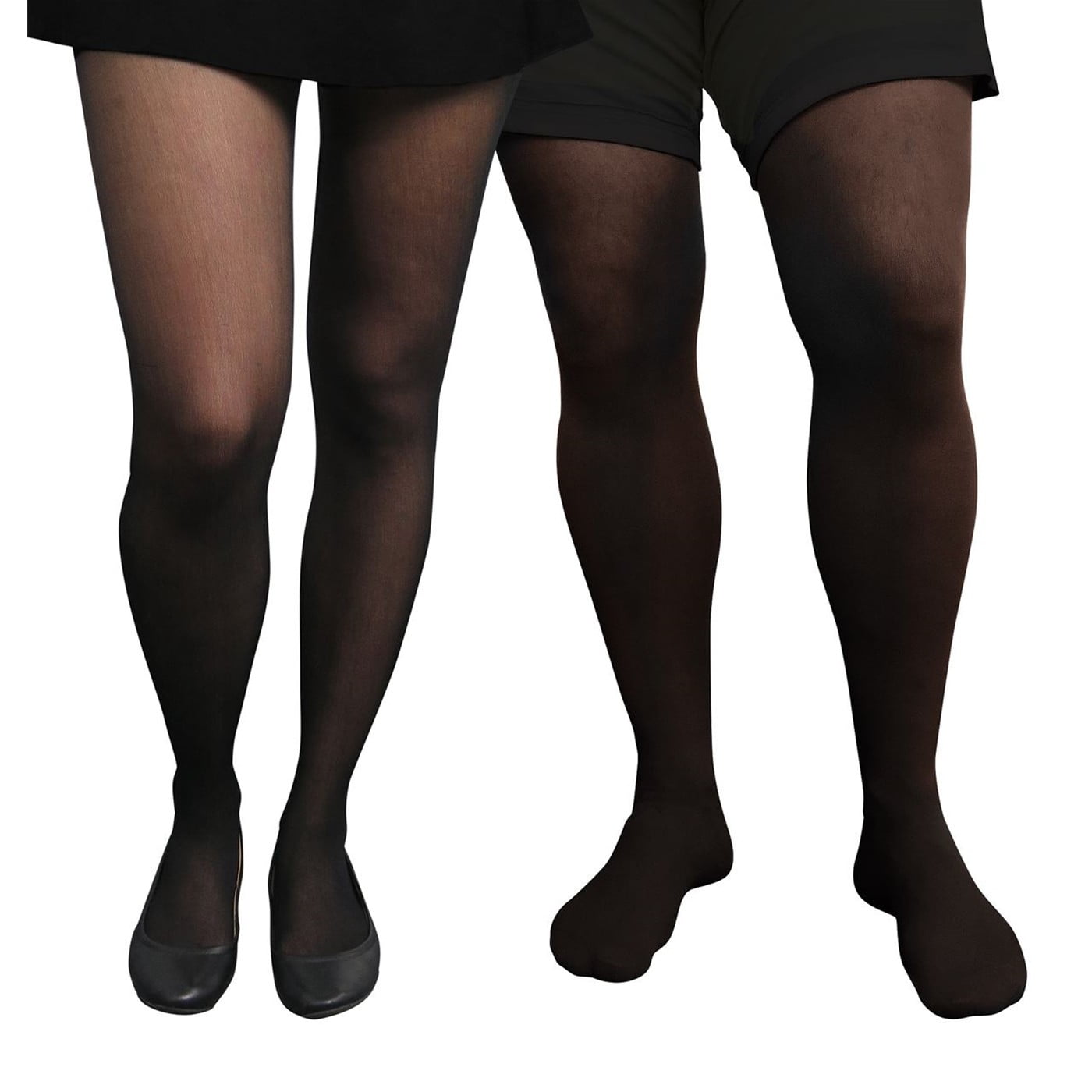 Adult Unisex Costume Black TightsLarge