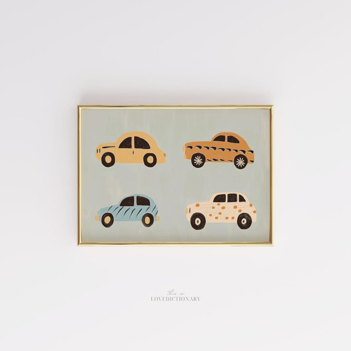 Cute Nursery Wall Art Print, Whimsical Toddler Room Decor